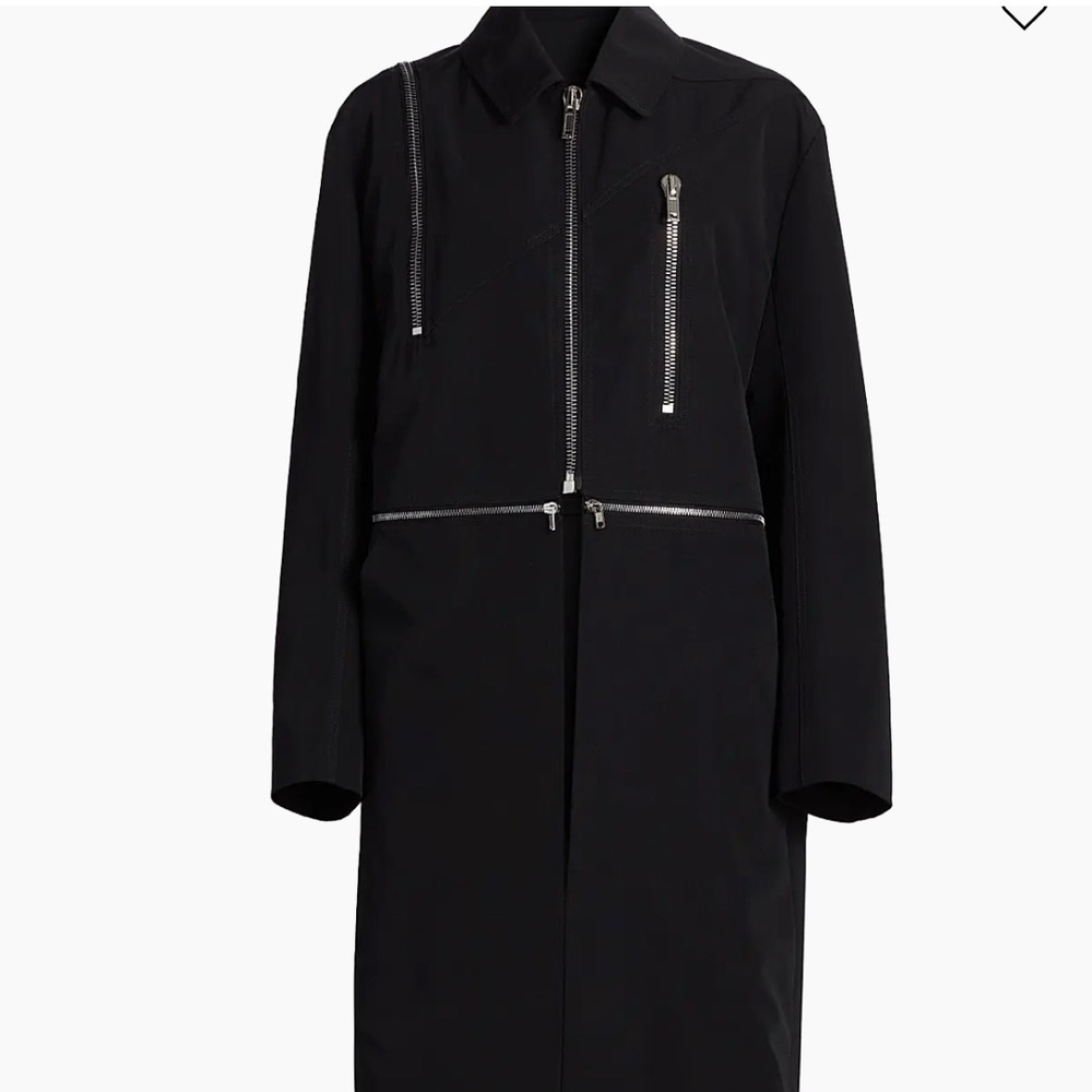 Rick Owens Women's Black Zippered Coat